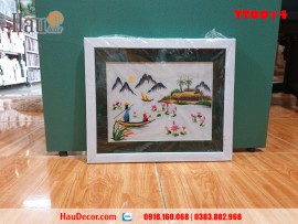 Tranh thêu tay Đầm Sen TT0014