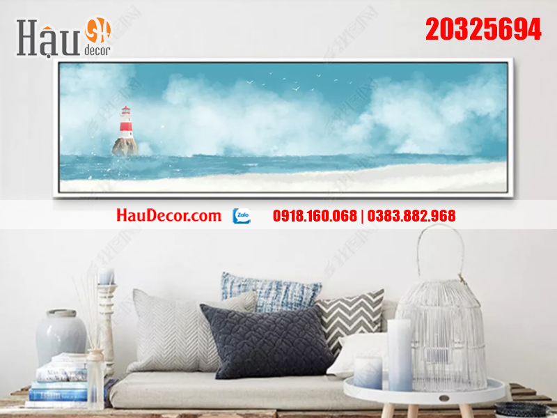 Tranh treo tường hiện đại 3D Chân Trời Góc Biển 20325694