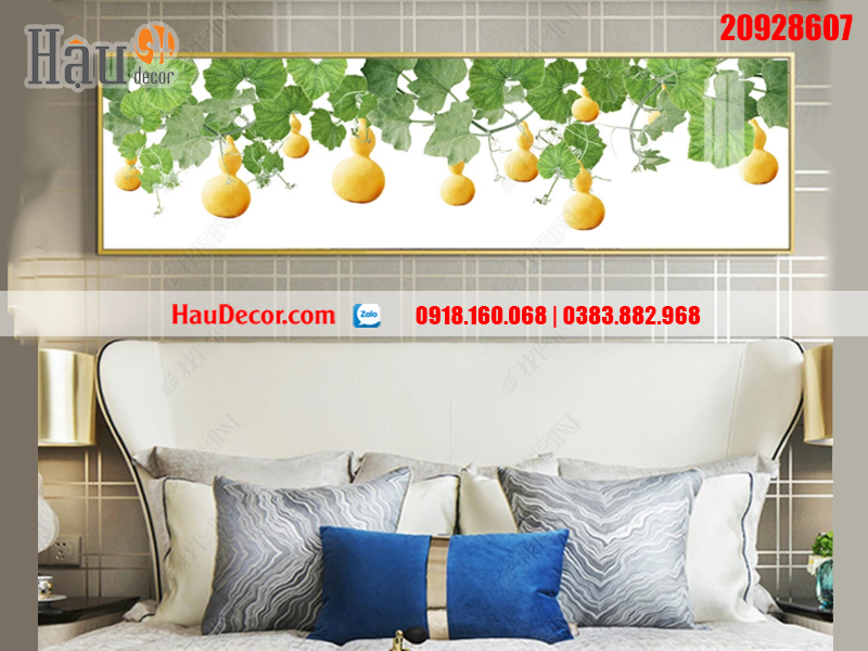 Tranh treo tường hiện đại 3D Hồ Lô Tài Lộc - Bình An 20928607