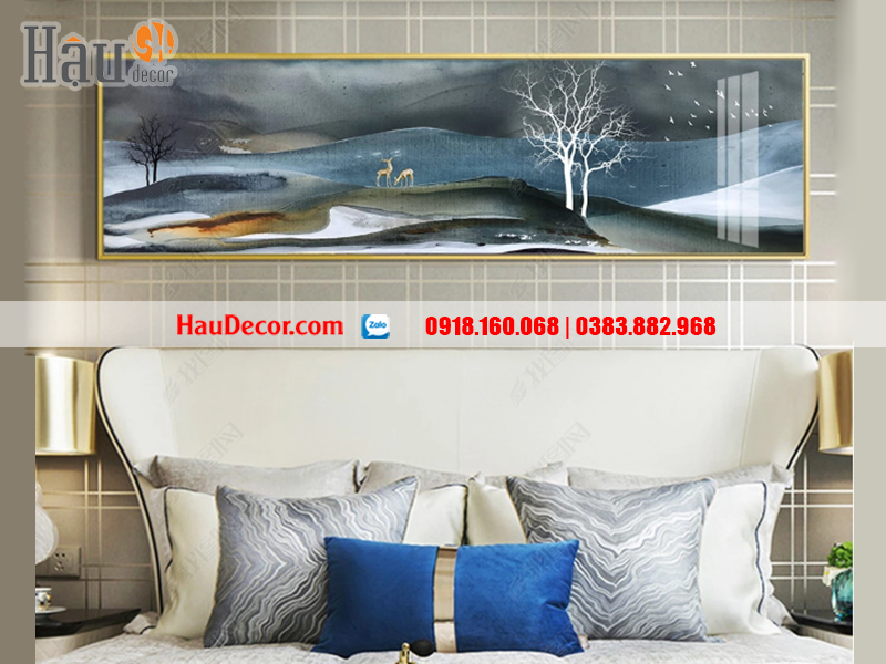 Tranh treo tường hiện đại 3D Song Dương Phú Quý 22333918