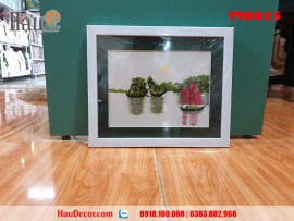 Tranh thêu tay Hòn Trống Mái TT0025
