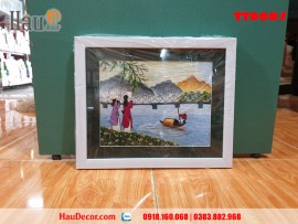 Tranh thêu tay Cầu Trường Tiền TT0007