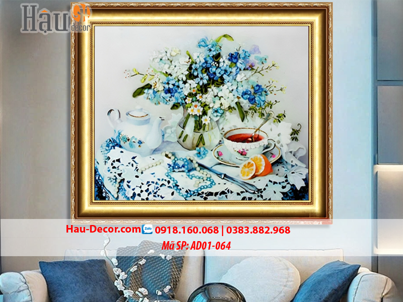 Kit tranh thêu ruy băng Nghệ Thuật Cuộc Sống AD01-064