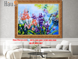 Kit tranh thêu ruy băng Cảnh Đẹp AD01-087