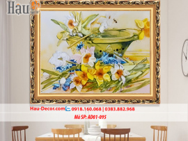 Kit tranh thêu ruy băng Hoa Nghệ Thuật AD01-095