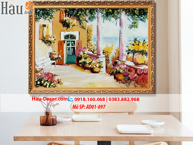 Kit tranh thêu ruy băng Tổ Ấm Hạnh Phúc AD01-097