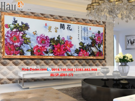 Kit tranh thêu ruy băng Mẫu Đơn Phú Quý AD01-175