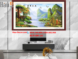 Kit tranh thêu ruy băng Sơn Thủy Hữu Tình - Cảnh Đẹp Như Tranh Vẽ AD01-265