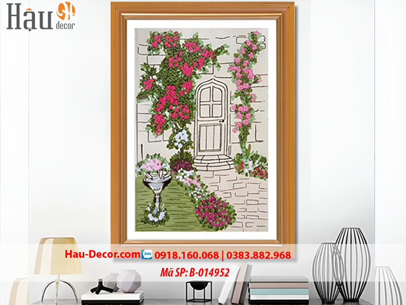 Kit tranh thêu ruy băng Tổ Ấm Hạnh Phúc B-014952