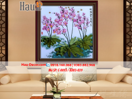 Kit tranh thêu ruy băng Hoa Địa Lan C-0093 / AD03-039