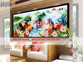 Kit tranh thêu ruy băng mã đáo thành công C-0273