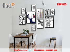 Khung ảnh bộ 10 bức KBH1005