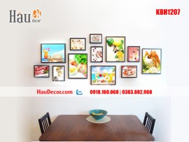 Khung ảnh bộ 12 bức KBH1207
