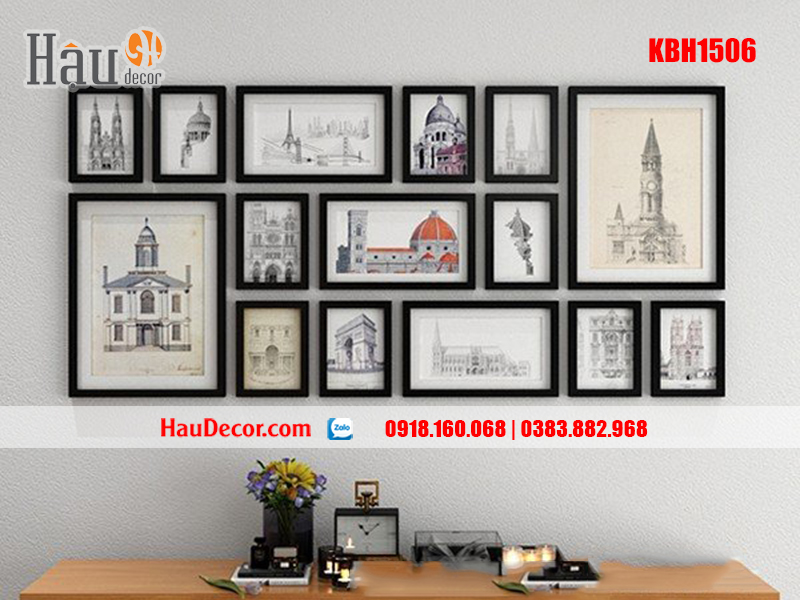 Khung ảnh bộ 15 bức KBH1506