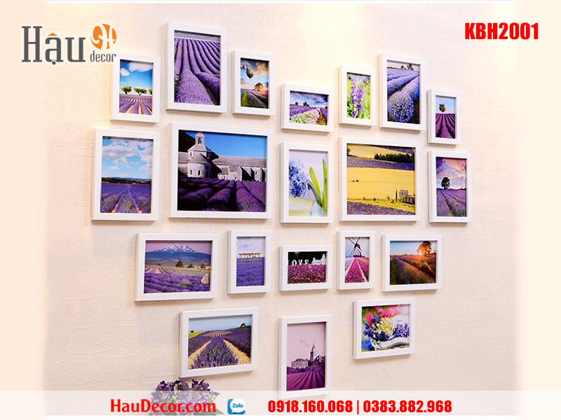 Khung ảnh bộ 20 bức KBH2001