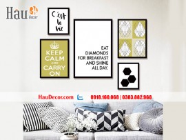 Khung ảnh bộ 5 bức KBH501