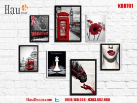 Khung ảnh bộ 7 bức KBH701