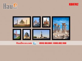 Khung ảnh bộ 7 bức KBH702