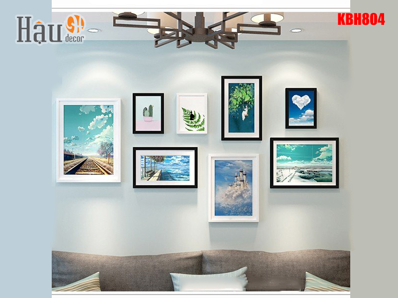Khung ảnh bộ 8 bức KBH804