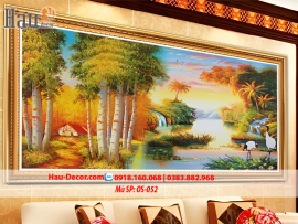 Kit tranh thêu ruy băng Cảnh Đẹp Châu Âu OS-052