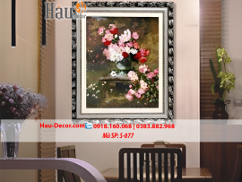 Kit tranh thêu ruy băng  Lọ Hoa Nghệ Thuật S-077