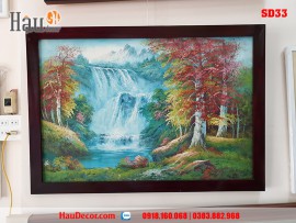 Tranh Sơn Dầu Phong Cảnh SD33 đã có khung