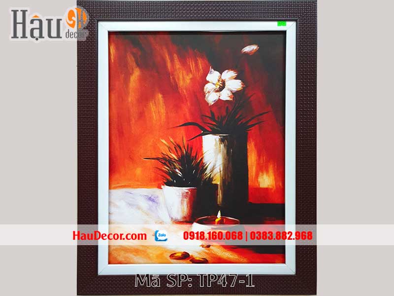 Tranh In UV Lọ Hoa TP47-1