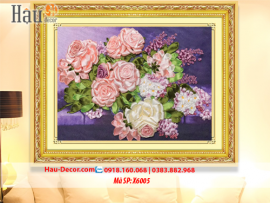 Kit tranh thêu ruy băng Hoa Nghệ Thuật X6005