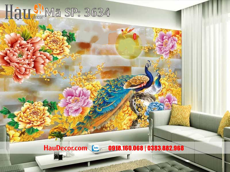 Tranh Dán Tường 3D-5D-8D Công Phú Quý 11423