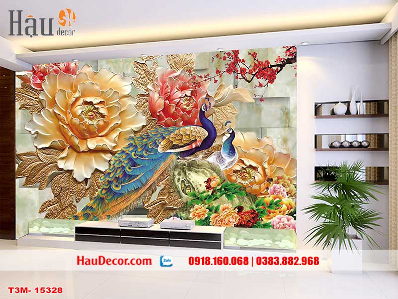 Tranh Dán Tường 3D-5D-8D Công Phú Quý 15328