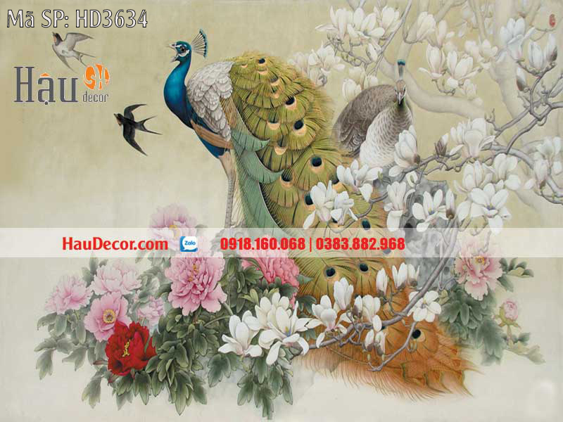 Tranh Dán Tường 3D-5D-8D Công Phú Quý 3634