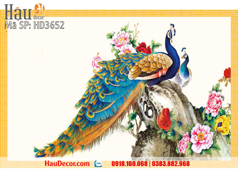 Tranh Dán Tường 3D-5D-8D Công Phú Quý 3652