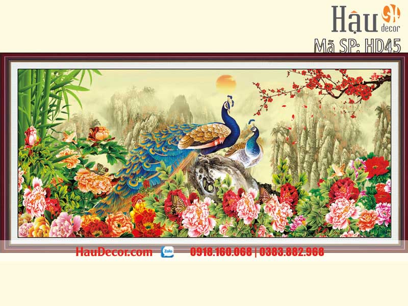 Tranh Dán Tường 3D-5D-8D Công Phú Quý 45