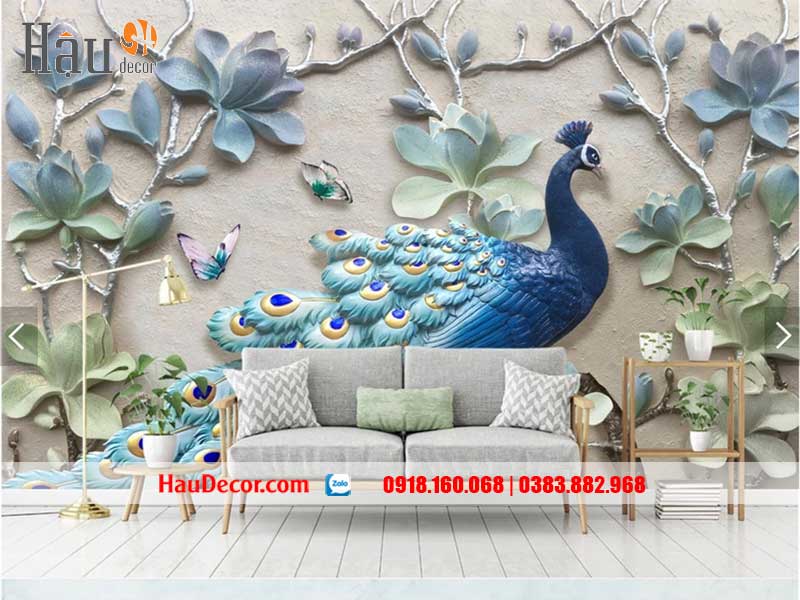 Tranh Dán Tường 3D-5D-8D Công Phú Quý 8025