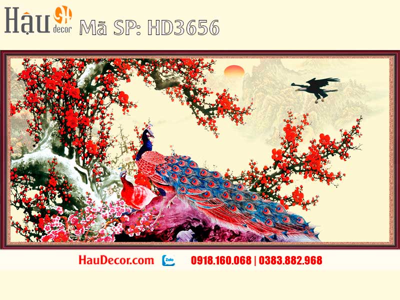 Tranh Dán Tường 3D-5D-8D Công Phú Quý 3656