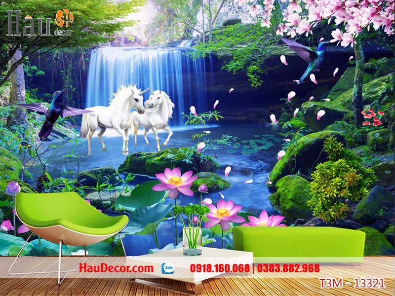 Tranh Dán Tường Ngựa Mã Đáo Thành Công 13321