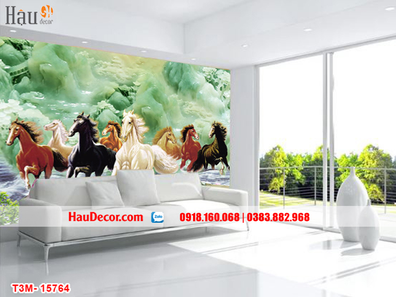 Tranh Dán Tường Ngựa Mã Đáo Thành Công 15764