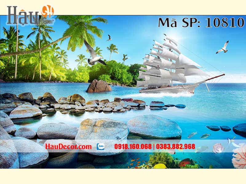 Tranh Dán Tường Thuận Buồm Xuôi Gió 10810