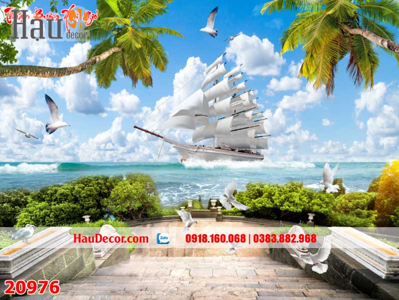 Tranh Dán Tường Thuận Buồm Xuôi Gió 20976