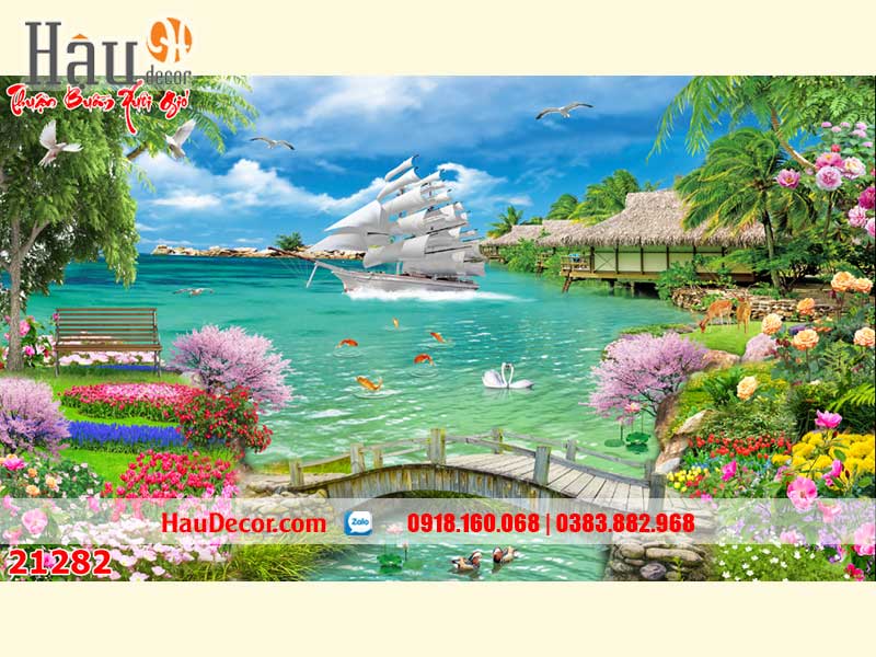 Tranh Dán Tường Thuận Buồm Xuôi Gió 21282