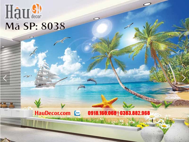 Tranh Dán Tường Thuận Buồm Xuôi Gió 8038