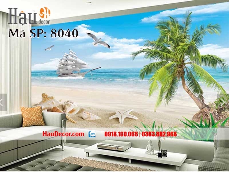 Tranh Dán Tường Thuận Buồm Xuôi Gió 8040