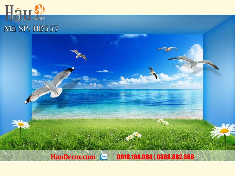 Tranh Dán Tường Phong Cảnh Biển HD557