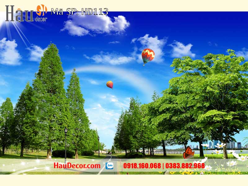 Tranh Dán Tường Con Đường 113