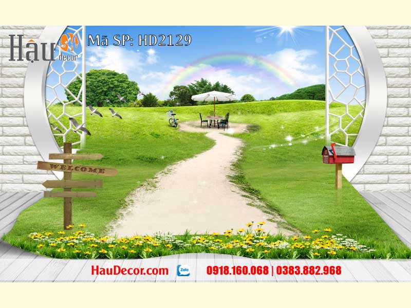 Tranh Dán Tường Con Đường 2129