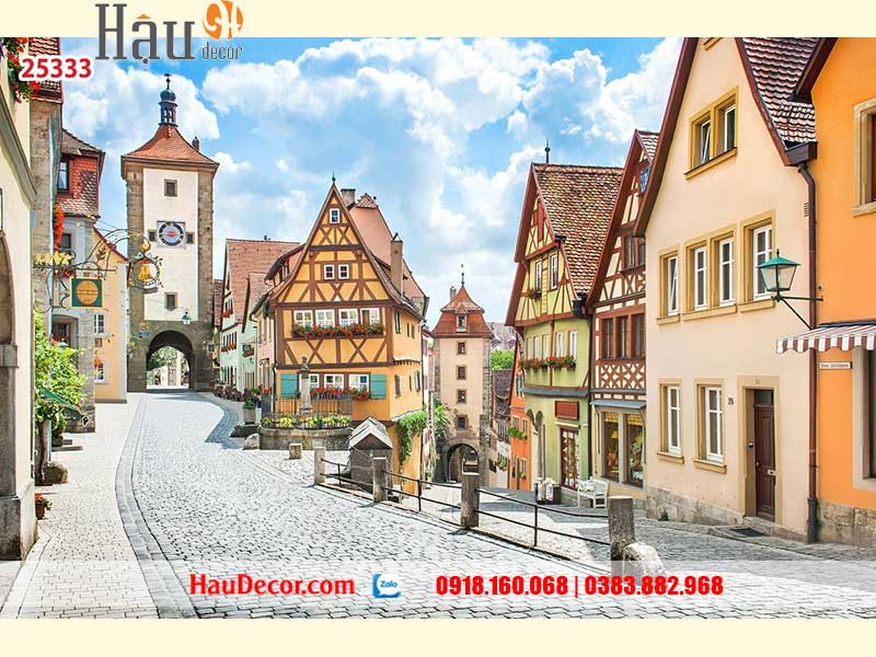 Tranh Dán Tường Con Đường 25333