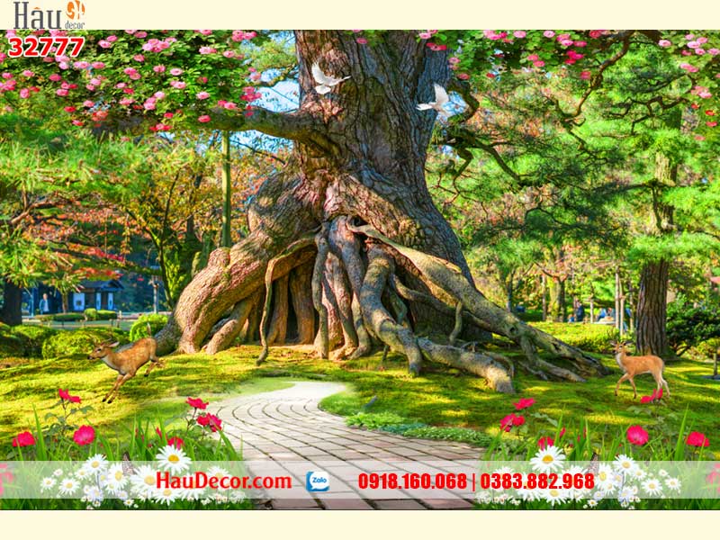 Tranh Dán Tường Con Đường 32777