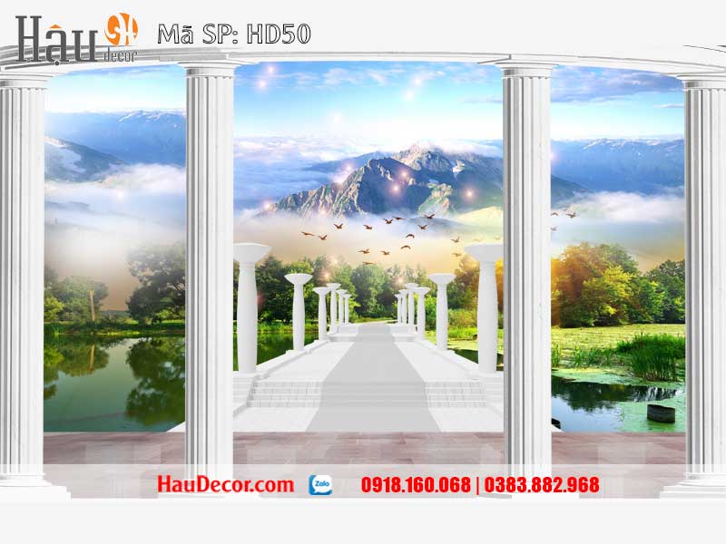 Tranh Dán Tường Con Đường 50