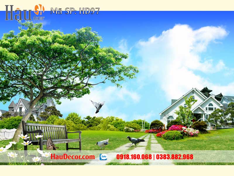 Tranh Dán Tường Con Đường 97