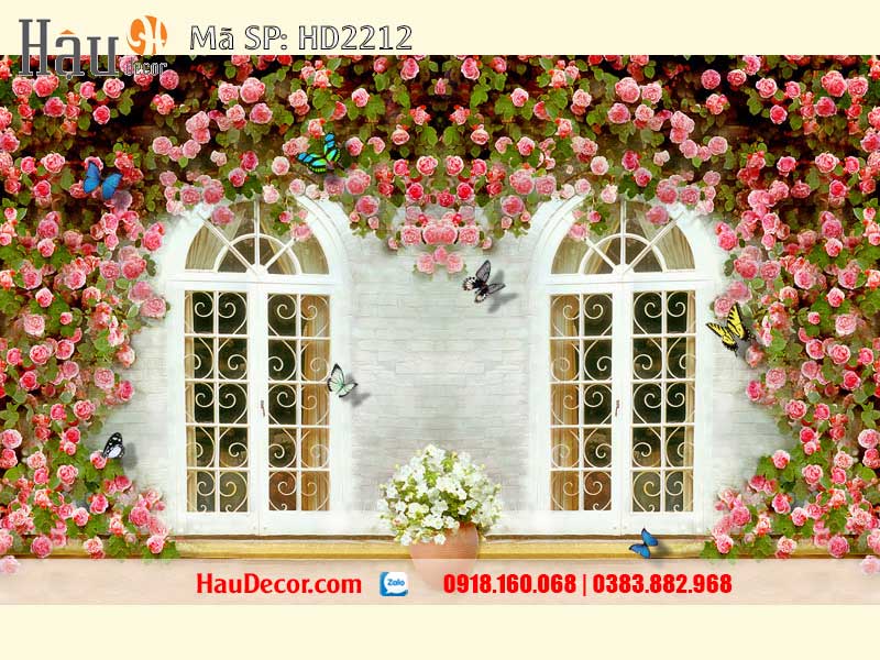 Tranh Dán Tường Cửa Sổ 3D-5D-8D HD2212